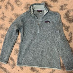 Blue Patagonia Quarter Zip